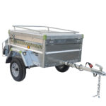 Remolque de Carga Galvanizado - 2000 Doñana tapa metálica y puerta corredera
