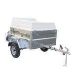 Remolque de Carga Galvanizado - 2000 Doñana tapa poliester y puerta corredera