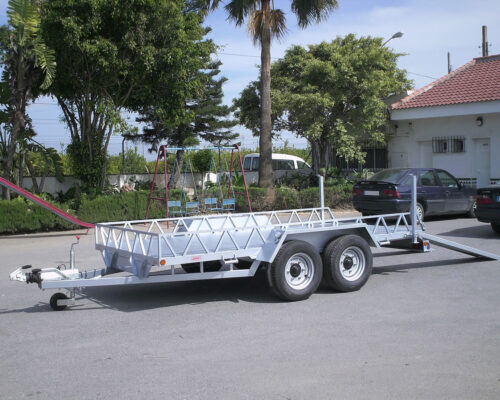 Remolque para transporte de maquinaria pesada