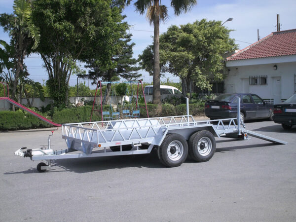 Remolque para transporte de maquinaria pesada