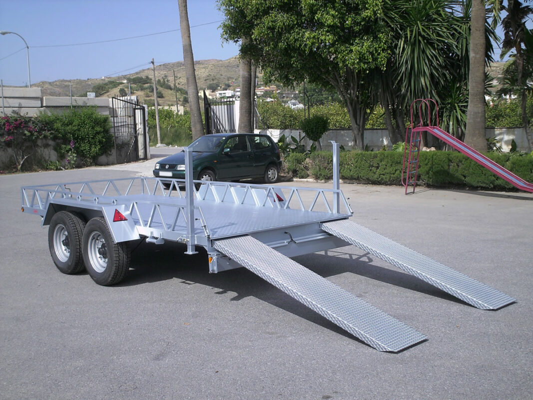 Remolque para transporte de maquinaria pesada